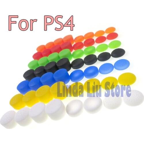 50sets=400pcs Soft Silicone Thumbstick Enhanced Analog Joystick Grips Extra High for PS4 PS3 PS2 XBOX360 XBOXONE NS Pro
