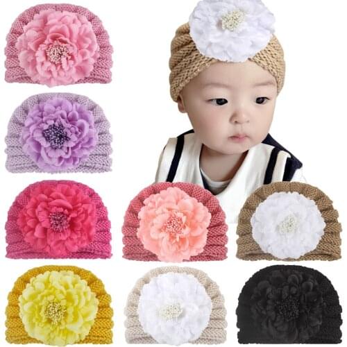 8 Pcs/lot Wholesale 2021 New Baby 0-3 Years Old Baby European And American Baby Hat Warm Wool