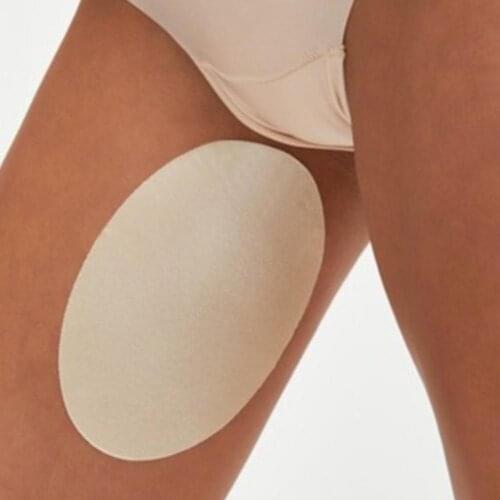 80% Hot Sale 1 Pair Sweat Thigh Tapes Unisex Skin-friendly Disposable Spandex Invisible Body Anti-friction Pads Patches For Body