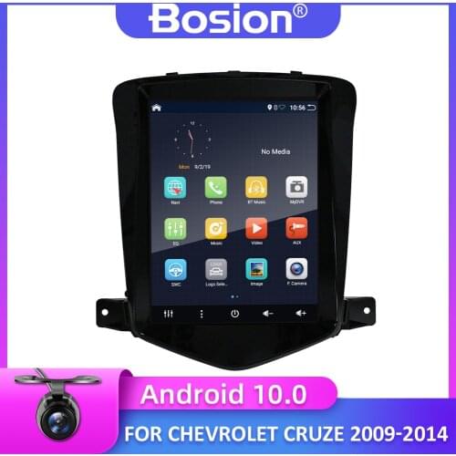 Bosion Android 10 Car DVD Radio Multimedia Player For Chevrolet Cruze 2009-2014 GPS Navigation autoradio Tesla Vertical Screen
