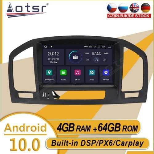 64G For Opel Insignia 2008 2009 2010 - 2013 Car Stereo Multimedia Player Android GPS Navi Auto Audio Radio Carplay PX6 Head Unit
