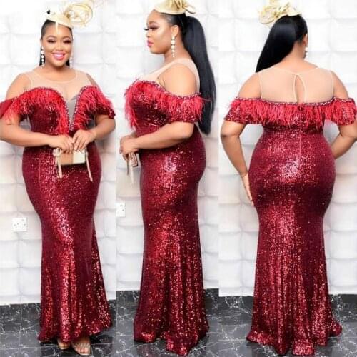 Long Evening Dress African Dresses for Women Dashiki African Clothes Elegant Feather Ankara Dresses Ladies Robe Africa Clothing