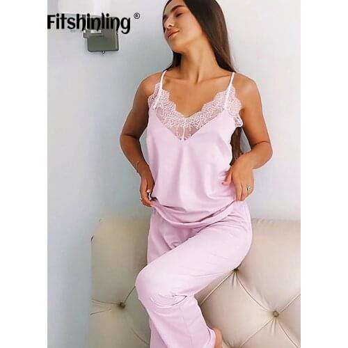 Женские пижамы FITSHINLING China At AliExpress