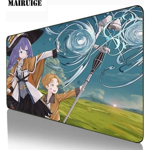 Mushoku Gaming Computer Large Mouse Pad Anime Gaming Accessories Gamer Locking Edge Keyboard XXL DeskMat Keyboard PC MiceMats