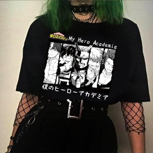 My Hero Academia Manga Anime T Shirt Men Casual Harajuku Tee Oversize Japan Clothes T Shirts