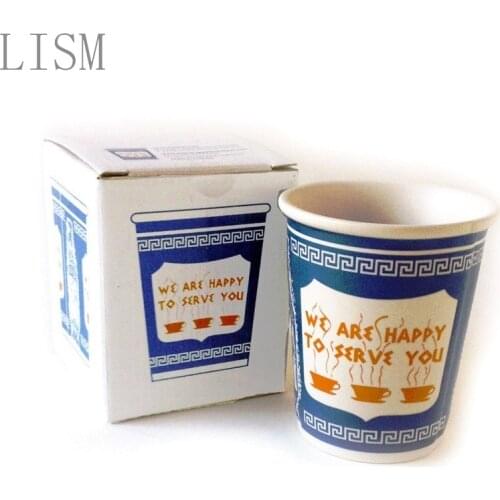 We Are Happy To Serve You Ceramic Coffee Cup New York Iconic Paper Cup Coffee Cup