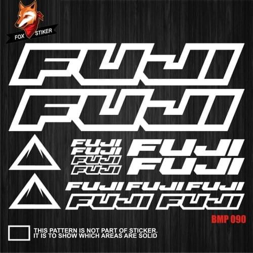 Road bike mountain bike Bicycle frame stickers MTB Track bike TT bike fat bike decal reflective stickers for FUJI-Sstickers
