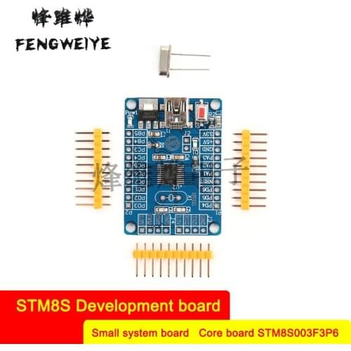Connector STM8S development core learning small system board STM8S003F3P6 development board