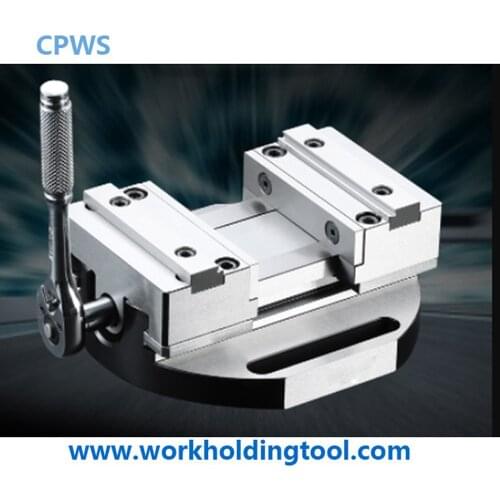 Self centering 5 axis vise