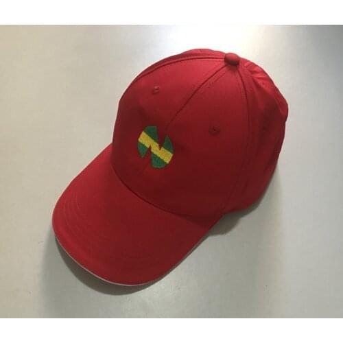 Captain Tsubasa Nankatsu Team Logo Tatami Stitch Embroidery Hat Wakabayashi Genzo Cosplay Red Baseball Cap