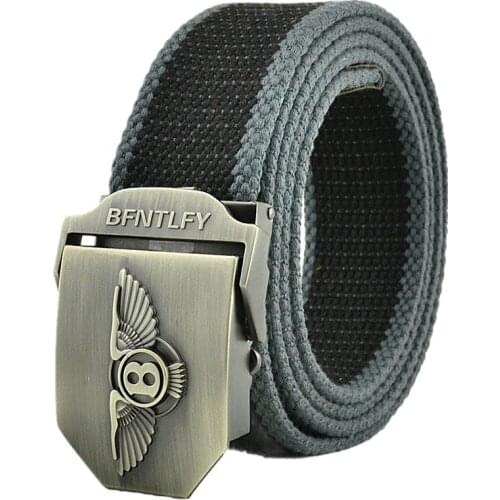 Tactical belts for men Fashion brand Buckle Alloy material Military Canvas Width 3.8CM Designer High-quality Match male jeans