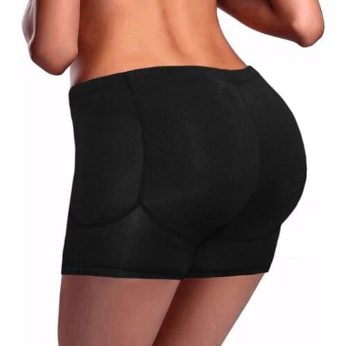 Umeko Plus Size Summer Pants for Women Solid Color Middle Waist Thick Sexy Fake Buttock Body Lift Hip Panties Women Clothing