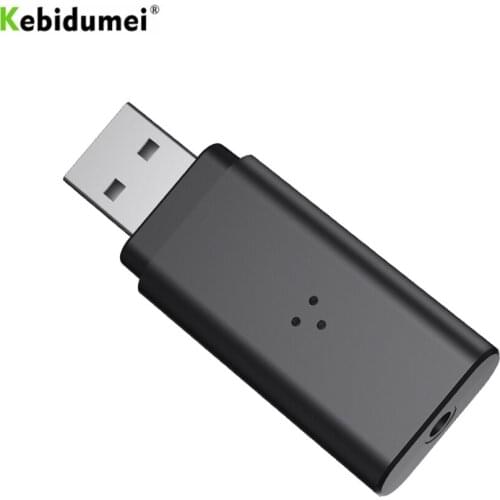 USB Adapter 3.5MM Bluetooth Receiver Wireless Handsfree Bluetooth V5.0 Adapter For Speaker For Car For Android IOS