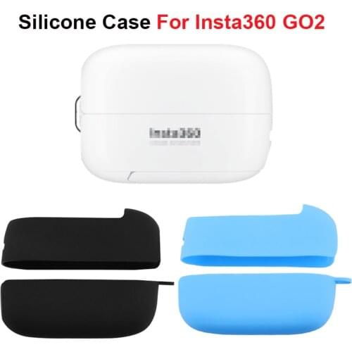 Charging Box Silicone Case Protector Cover for Insta360 GO 2 Thumb Camera Protector Cover Anti-Scratch Stabilized Accessories