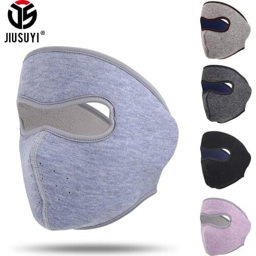 Winter Thermal Fleece Balaclava Full Face Ski Mask Scarf Warmer Windproof Covering Running Cycling Skating Beanies Women Men New