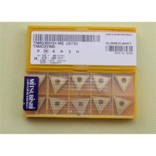 10pcs TNMG160404-MS US735 TNMG160408-MS US735 free shipping