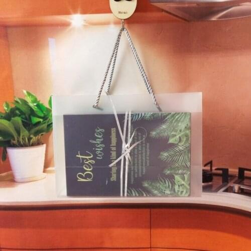 2018 New 100pcs Horizontal version of PVC translucent bag Egg-Yolk Puff crisp snow snow Niang gift bag