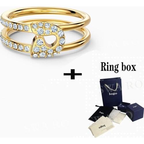 2021 new pin gold ring for MOM jewelry anniversary gift Beautiful and noble