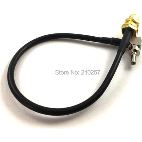 5pcs Crc9 Connector Cable Crc9 to Rp-Sma Female Coaxial Cable RG174 15cm