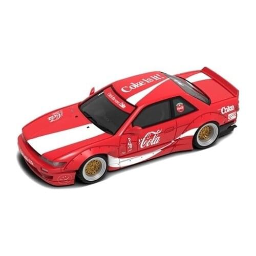 COKE037 INNO-MODEL 1:64 INNO64 x TOYEAST NISSAN SILVIA S13 ROCKET BUNNY V2 Inno64 Model Car
