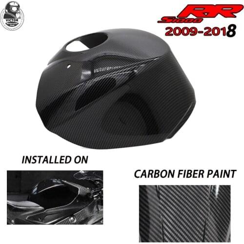 For Bmw s1000rr 2009-2018 Fuel Tank Cover Fairing Kit ABS Plastic Carbon Fiber Color For S1000 RR Twill Glossy Weave