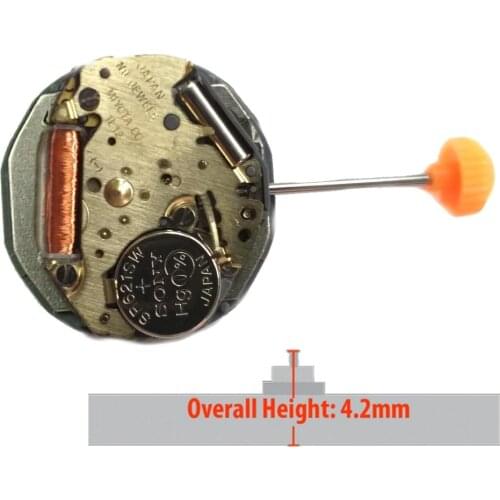 Miyota 1L12 Quartz Movement Date At 3:00 Overall Height 4.2mm MO1093A