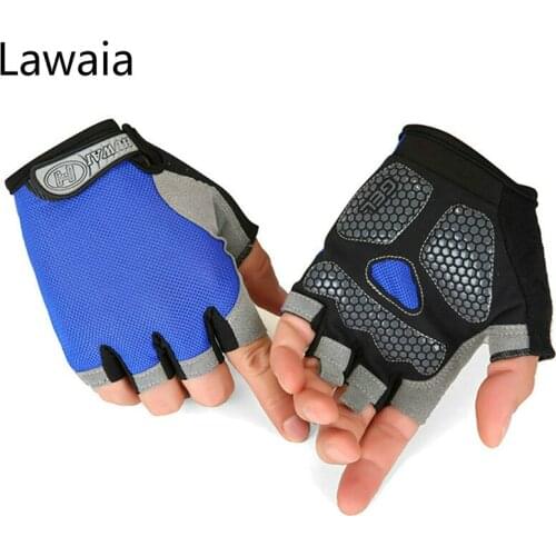 Lawaia Cycling Gloves Fingerless Gloves Half Finger Bike Gloves for Male or Female Summer Sports Gloves