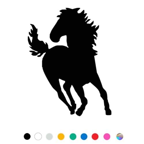 Horse Car Sticker Steed Decal For Cars Auto Motorcycle Bumper Window Door Body JAYJOE Vinyl Car Stickers
