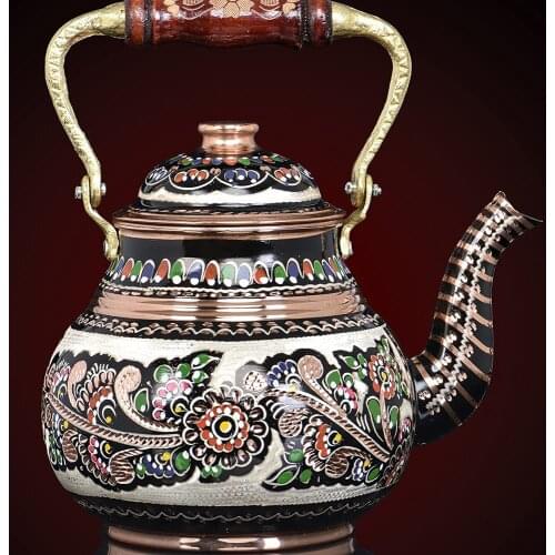 Product Description copper tea kettle copper turkish teapot tea pot kettle UNIQUE Copper Tea Kettle with GLAMOROUS handmade deco