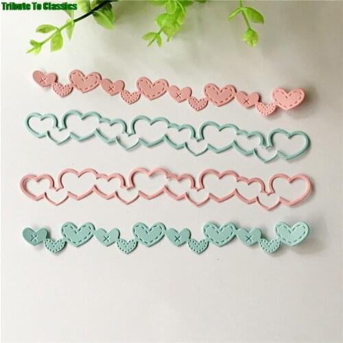 Love Banner Design Metal Cutting Dies Stencil For DIY Scrapbooking Embossing Photo Album Paper Cards Decorative Crafts Template