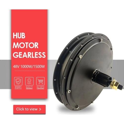 EBike Motor 48V 1000W/1500W Rear Rotate Direct Drive Motor E-bike Brushless Non-gear Hub Motor electric motor for bicycle