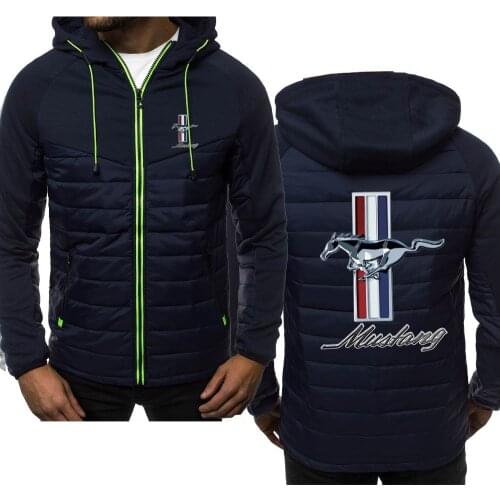 2021 New Men Hoodies for MUSTANG Tools Spring Autumn Jacket Casual Sweatshirt Long Sleeve Zipper Hoody