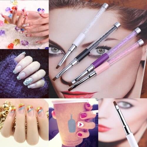 New Arrival 1Pc Nail Art Care Tools Crystal Gel Pen Brush Handle Nail Art Tool Pen beauty easy