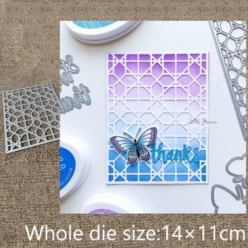 New Design Craft Metal stencil mold Cutting Dies Trellis Cover Plate scrapbook die cuts Album Paper Card Craft Embossing