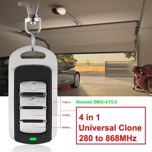 Hormann 868 Gate Remote Control Duplicator HSM2 HSM4 868 Marantec Digital D302 382 Garage Command Transmitter 868MHz