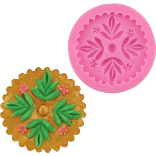 Sale 3D Silicone soap mold 1pcs Leafs shape fondant Gift decorating tools chocolate Mold Baking Pan cooking tools bakeware 50-11