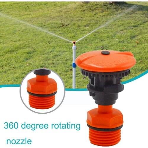 Gardening Water Irrigation System Sprinkler 360 Degree Grass Nozzles Sprayer Rotating Flower 4 Split Watering Lawn C0U2