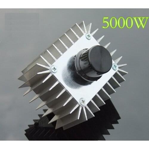 1pcs AC 220V 5000W SCR Voltage Regulator Speed Control Dimmer Thermostat