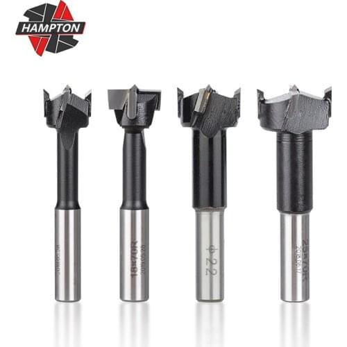 4 Flute Wood Drill Bit Right Rotation Carbide Drill Bit 15-30mm Row Drilling For Woodworking 70mm Length Router Bit