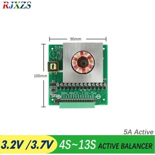 4S 13S LiFePO4 Lithium Ion 5A Active Balancer board balncing full charge battery balance board