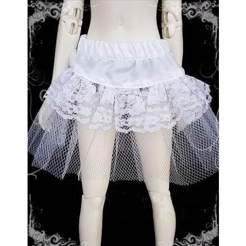[wamami] 40# White Lace Petticoat/Skirt 1/3 SD DOD BJD Dollfie