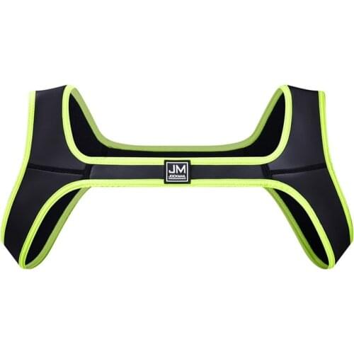 1 PC Neoprene harness Sports Shoulder Straps Muscle Exercise Protective Gear Support Sexy Tank Top Gay Wear Mens Fitness