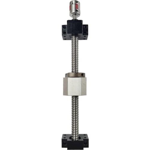 1PC Screw set 1204/SFS1205/SFS1210 The machining length of both ends of the screw is 64mm , The length is 1200-2564mm