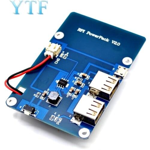 No Battery Version Lithium Pack Expansion Board Power Supply With Switch For Raspberry Pi 4 3 B