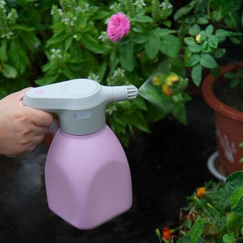1.5L Electric Plant Mister Spray Bottle, Handheld Watering Can Sprayer with Adjustable Spout for 75% Alcohol Sanitizer Spraying