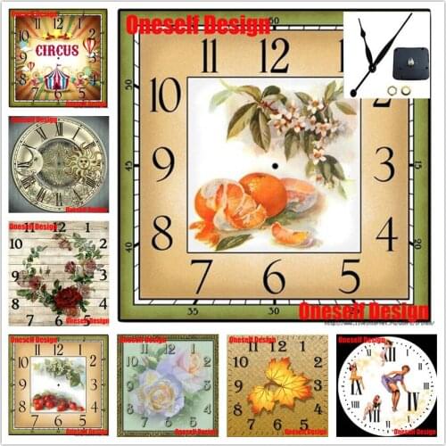 Rhinestones picture clock 5d diamond embroidery sale clock SCENIC 5d diamond painting clock scenic 5d diamond mosaic sale clock