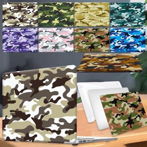 Laptop Case for Apple MacBook Air 13" A2337 A2179/Pro 13"/Air Pro Retina 12 13 15/Pro 16" Camouflage Print Pattern Hard Shell