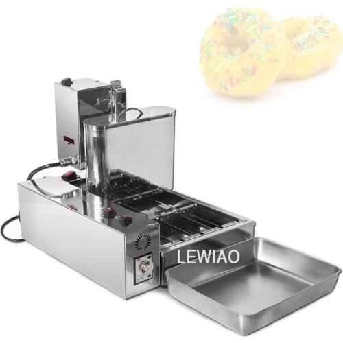 Four Rows Of Mini Doughnut Machine With Four-Row Fryer Automatic Mini Donut Machine Doughnut Maker Donut Fryer Machine