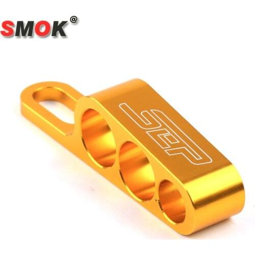 For Yamaha Smax Bws CYGNUS GTR (Ground Tire Rubber) Modified Aluminum Alloy Hole Waste Oil Pipe Support