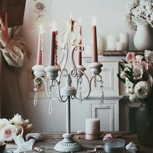 Fjsmjnyqm Decorative Candlesticks Candelabra